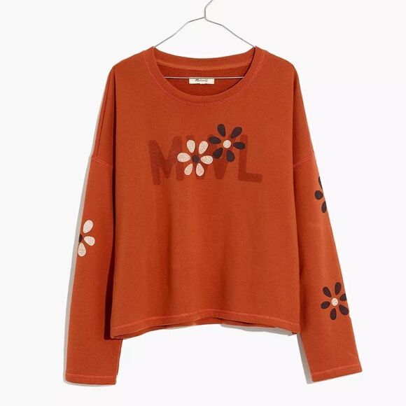 Madewell Tops - MWL Floral Easygoing Sweatshirt